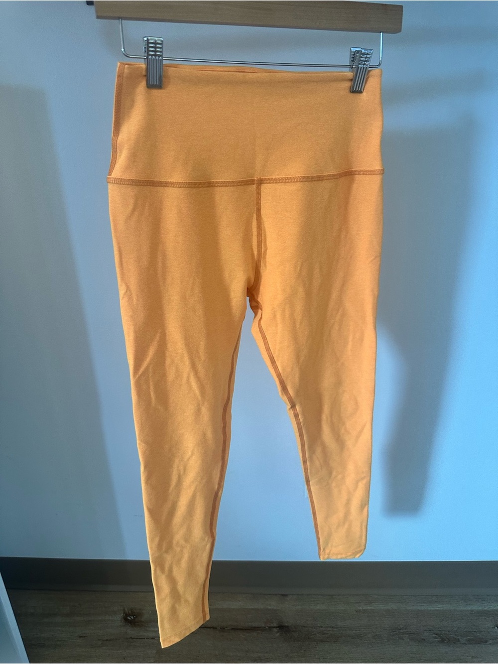 Beyond Yoga - Caught in the Midi High Waist Leggings - Peach-Orange
